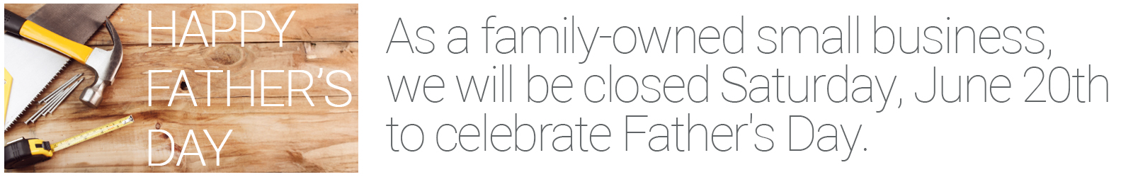 Father's Day Banner