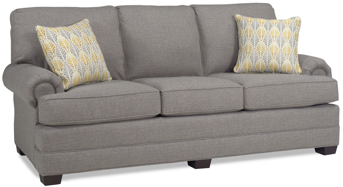 Winston Sofa 9510-90 shown in Sensational Smokey fabric with a Virginia ...