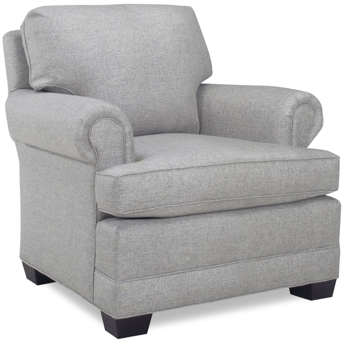 Temple Furniture 5405 Brunswick Chair shown in Turbo Fog Fabric with an ...