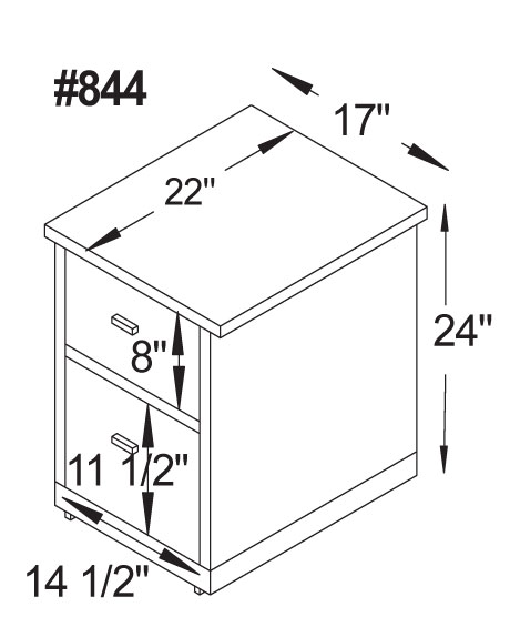 Rolling File Cabinet Dimensions