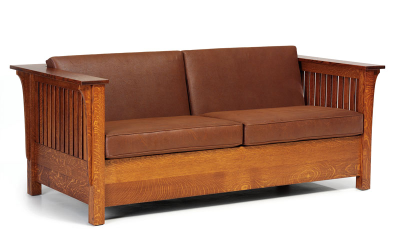 mission style sofa bed
