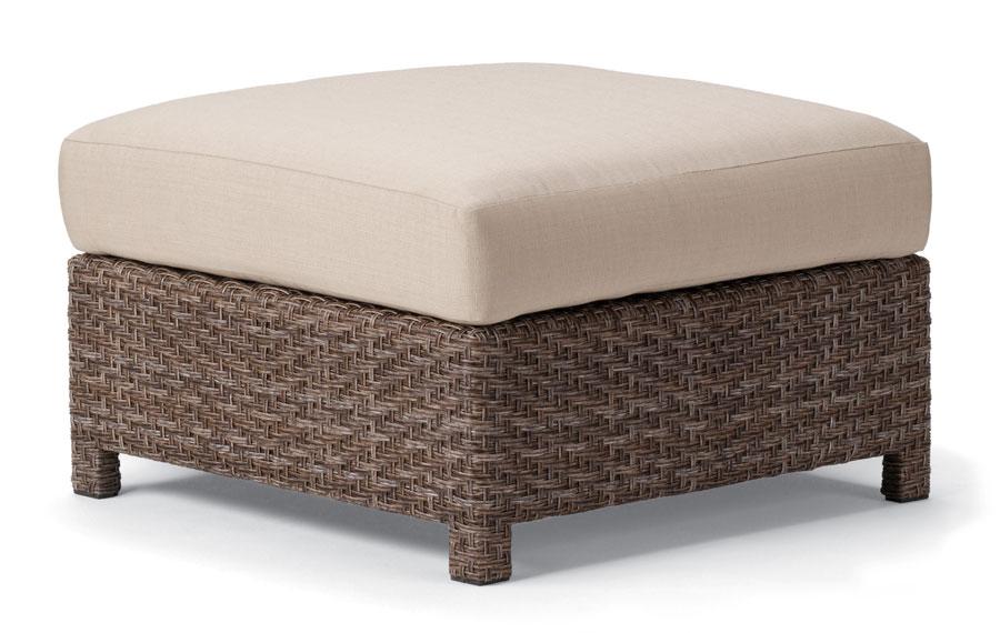 Telescope Casual La Vie Wicker Ottoman- Ohio Hardwood Furniture